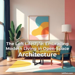 Artistic representation for The Loft Lifestyle: Embracing Modern Living in Open-Space Architecture