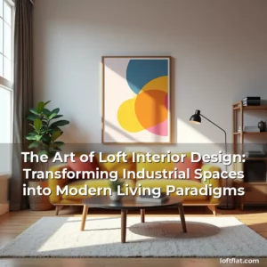 Artistic representation for The Art of Loft Interior Design: Transforming Industrial Spaces into Modern Living Paradigms